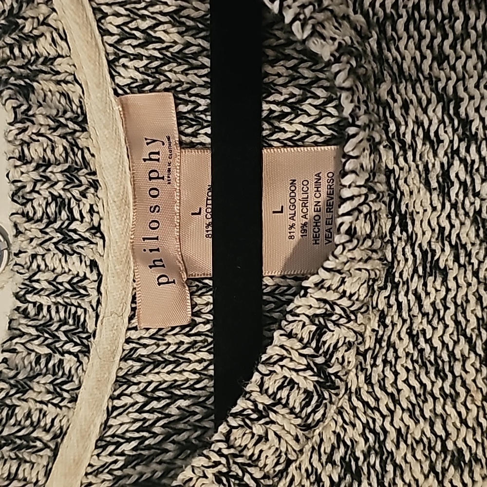 Philosophy Knit Sweater size L